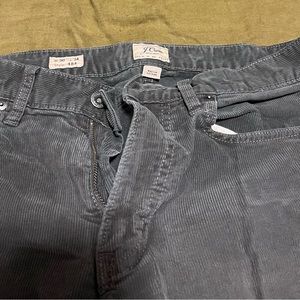 J. Crew 484 grey corduroy 30 x 34 pants